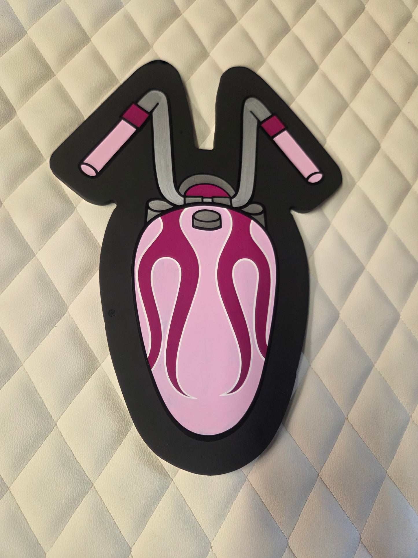 Pink Chopper cutout 8.5x12