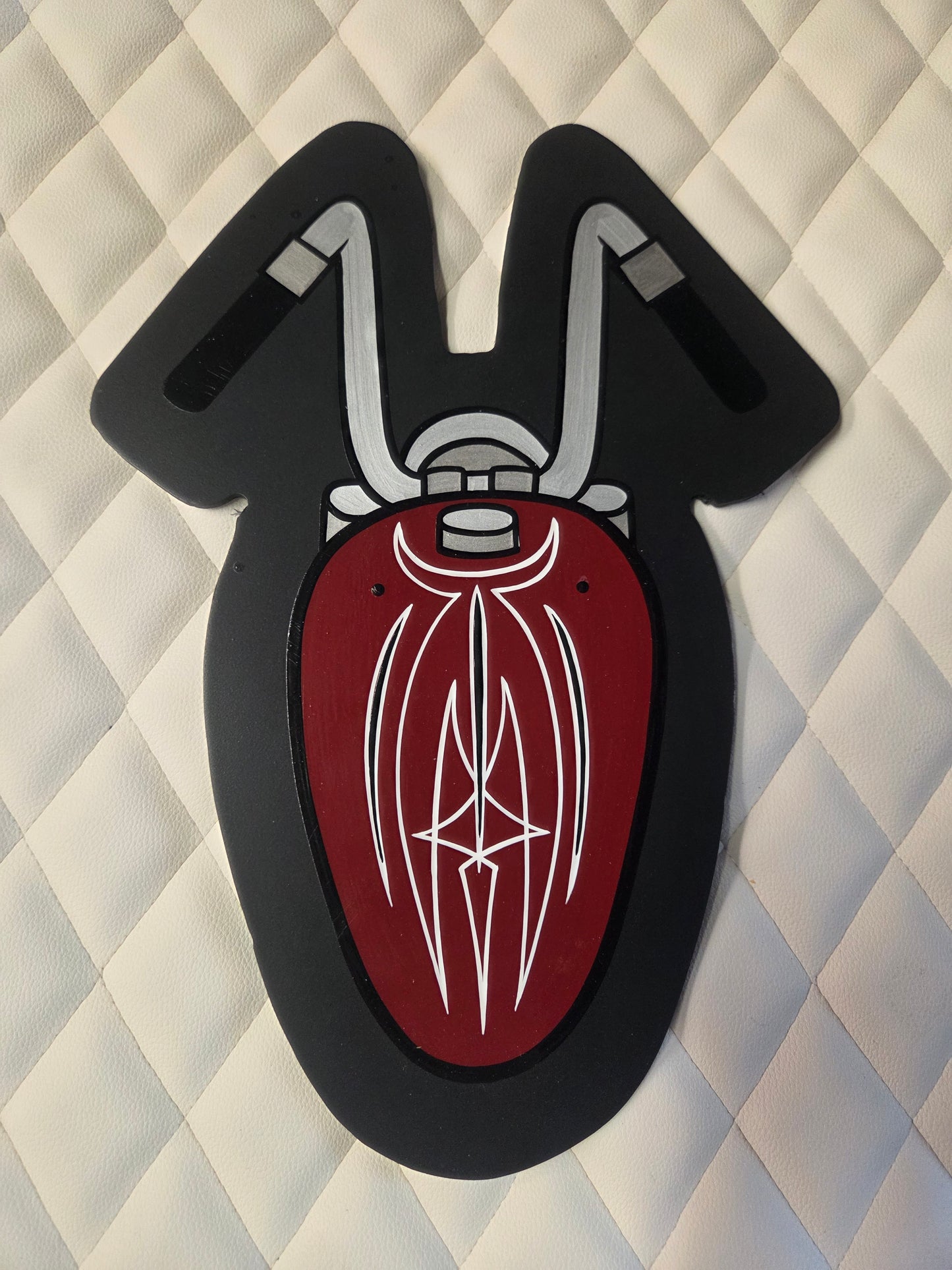 Red Chopper cutout 8.5x12
