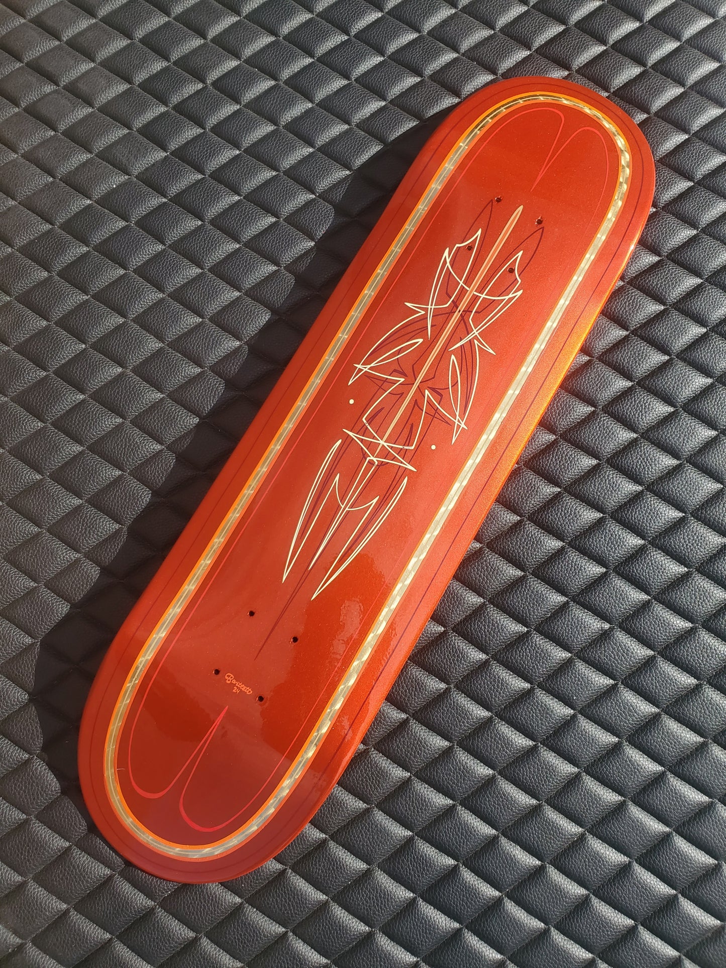 Orange candy skateboard 8.5x32