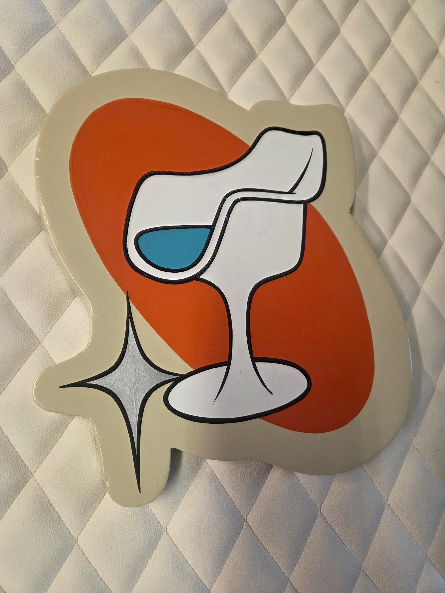 Mid Mod chair cutout 9.5x12